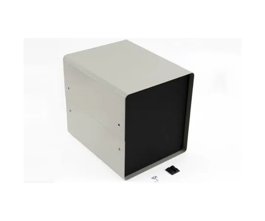 64-1666-35　 Aluminium & Steel Project Box, Black & Grey, 356 x 254 x 127mm　1401P