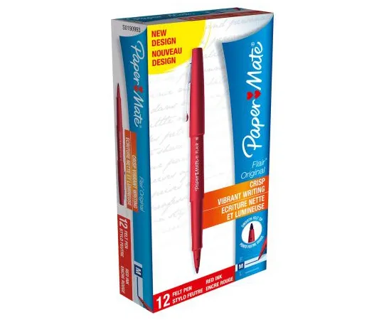 64-1706-28　Paper Mate Red Ball Point Pen　S0190993