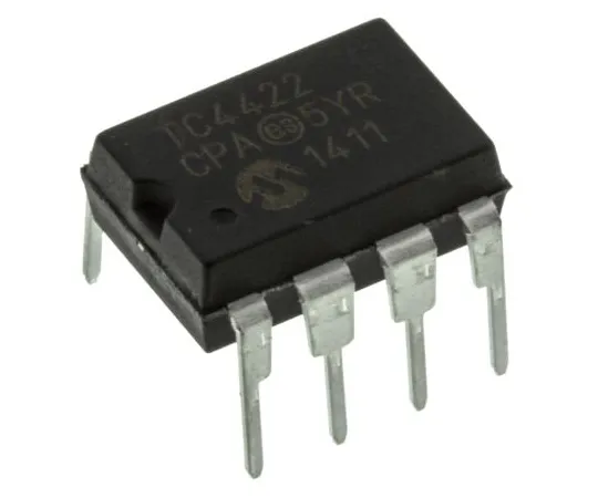 64-1691-59　Microchip TC4422CPA Low Side MOSFET Power Driver, 9A 8-Pin, PDIP　TC4422CPA