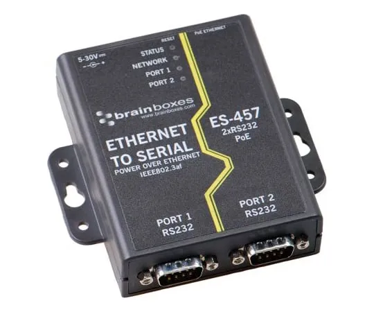 64-1726-89　Brainboxes Device Server for *** with Serial Networks Ethernet, RS-232　ES-457