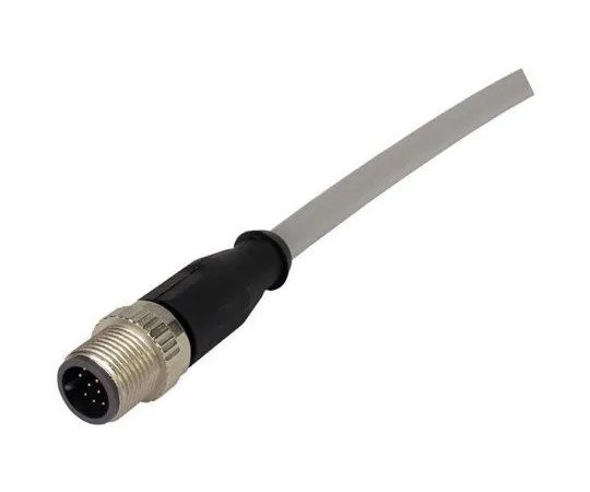 64-1724-62　HARTING, 2134 Series, Straight M12 to Unterminated Cable assembly, 12 Core 5m Cable　21348400C79050
