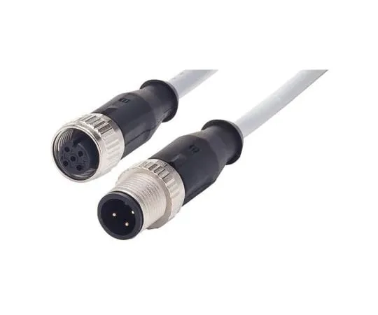 64-1723-28　Harting, 2134 Series, Straight M8 to Straight M8 Cable assembly, 4 Core 1m Cable　21348081481010