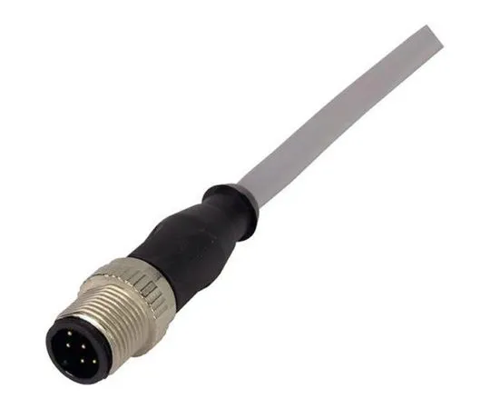 64-1724-01　Harting, 2134 Series, Straight M12 to Unterminated Cable assembly, 8 Core 1m Cable　21348400882010