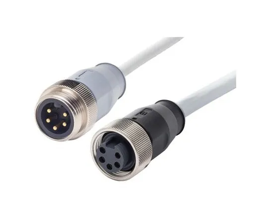 64-1723-52　Harting, 2134 Series, Straight 7/8" to Straight 7/8" Cable assembly, 4 Core 600mm Cable　21349697495006