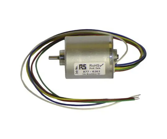 64-1725-69　Mellor Electric Brushless DC Motor, 14.32 W, 24 V dc, 0.0357 Nm, 2346 rpm, 3.17mm Shaft Diameter　DCB2106