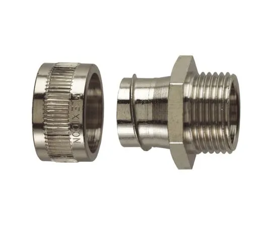 64-1693-77　Flexicon Straight Cable Conduit Fitting, 316 Stainless Steel Satin 32mm nominal size IP40 M32　SSU32-M32-M