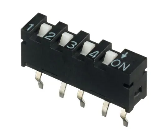 64-1718-98　4 Way PCB SIP Switch SPST　SIP-04TV