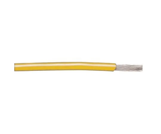 64-1732-21　Alpha Wire Yellow PTFE Equipment Wire UL1213, 0.33 mm², 600 V 22 AWG, 30m　5855 YL005