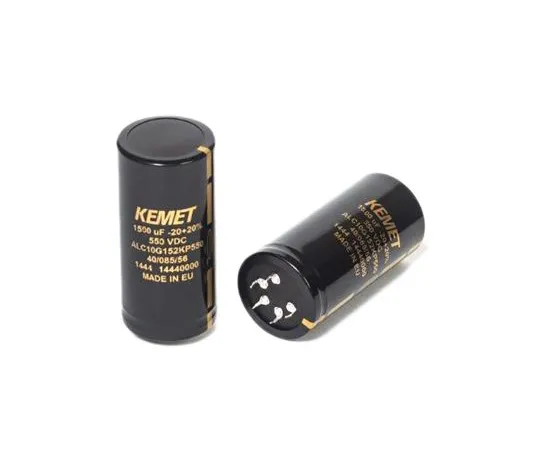 64-1702-10　KEMET 180μF 550V dc Aluminium Electrolytic Capacitor 40 x 30mm +85°C 40mm 10mm 30mm　ALC10A181EB550