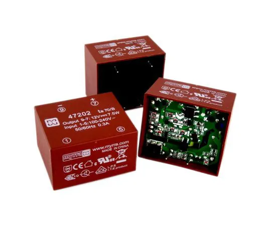 64-1673-55　12V dc 1 Output Through Hole PCB Transformer, 7.5W　47202