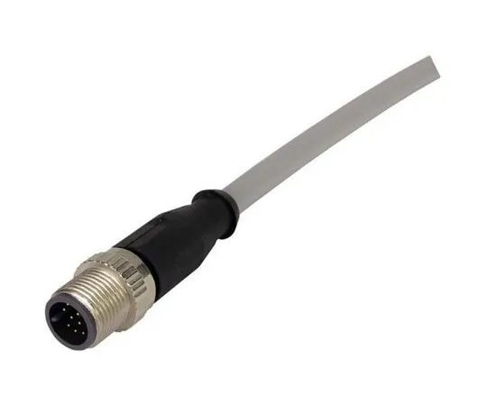 64-1724-61　HARTING, 2134 Series, Straight M12 to Unterminated Cable assembly, 12 Core 1m Cable　21348400C79010