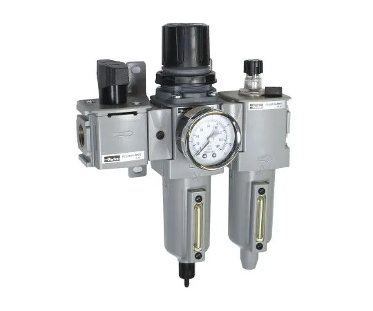 64-1671-85　Parker BSPP 1/2 FRL Assembly, Automatic Drain, 5μ Filtration Size　P32QA14SEANGLNW