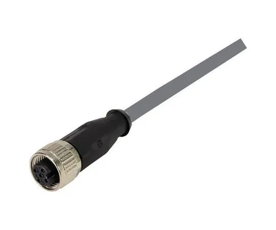 64-1723-79　Harting, 2134 Series, Straight M12 to Unterminated Cable assembly, 4 Core 5m Cable　21348500484050
