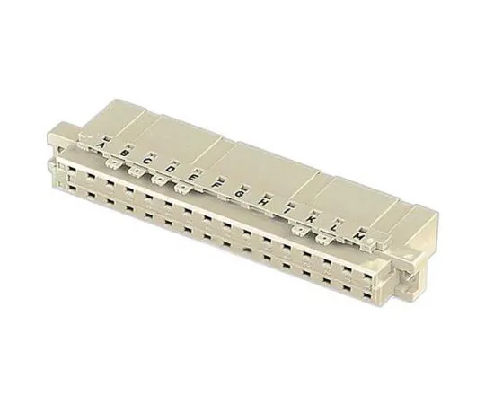 64-1661-84　Harting 09 04 Series 32 Way 5.08mm Pitch, Type D, 2 Row, Straight DIN 41612 Connector, Socket　09047326832