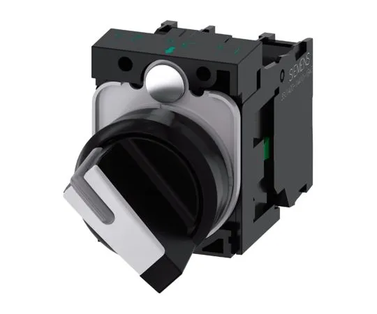 64-1703-36　Siemens 3SU1100-2BF60-1MA0, 2 Position NO/NC Selector Switch Complete　3SU1100-2BF60-1MA0