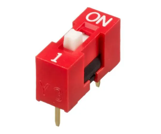64-1718-42　1 Way Through Hole DIP Switch SPST, Raised Actuator　NDS-01-V