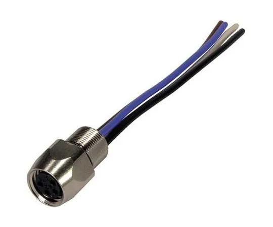 64-1722-87　Harting, 2102 Series, Straight M8 to Unterminated Cable assembly, 4 Core 500mm Cable　21023576405