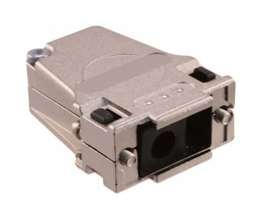 64-1662-04　Harting Metal Side Entry Backshell, 9 Way, Strain Relief　09670090335