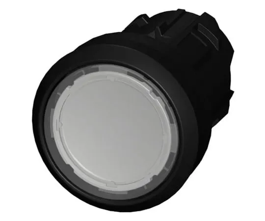 64-1702-38　Siemens SIRIUS ACT Series, Clear Push Button Head, Momentary, 22mm Cutout　3SU1000-0AB70-0AA0