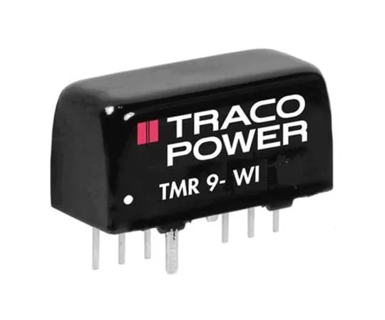 64-1695-34　TRACOPOWER TMR 9 WI Isolated DC-DC Converter Through Hole, Voltage in 18 → 75 V dc, Voltage out 24V dc　TMR 9-4815WI
