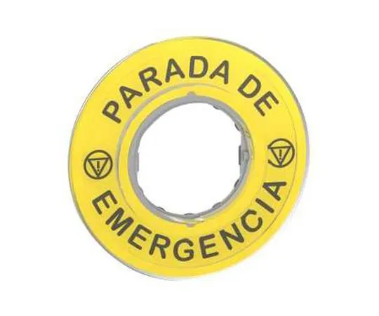 64-1750-18　Schneider Electric Harmony XB Leg*** Plate for *** with Emergency Stop Mushroom Head Push Button　ZBY9420