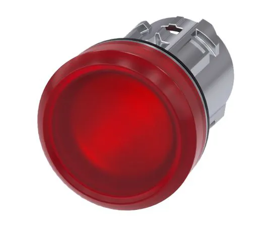 64-1703-17　Siemens SIRIUS ACT Series, Red Pilot Light Head, 22mm Cutout　3SU1051-6AA20-0AA0
