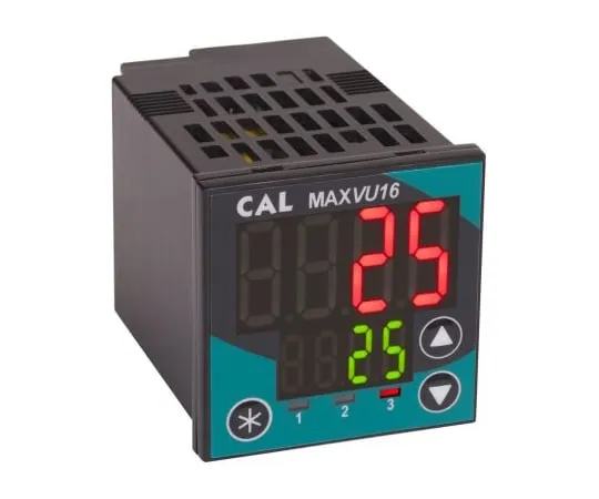 64-1718-37　CAL MAXVU16 1/16 DIN PID Temperature Controller, 48 x 48mm 1 Input, 2 Output Relay, 110 → 240 V ac Supply Voltage　MV160MRR021U0