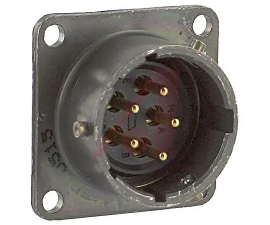 64-1689-29　Amphenol PT Series, 5 Way Panel Mount MIL Spec Circular Connector Receptacle, Pin Contacts,Shell Size 14, Bayonet,　PT02A-14-5P