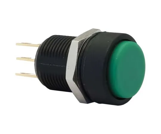 64-1654-05　APEM Single Pole Double Throw (SPDT) Momentary Push Button Switch, IP67, 13.6 (Dia.)mm, Panel Mount, 28V dc　IMP7Z432234UL