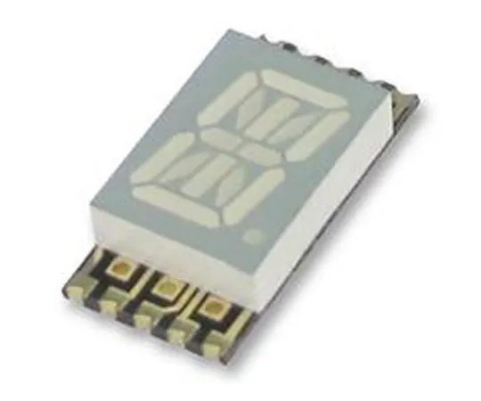 64-1688-68　KCPSC04-107 Kingbright 14-Segment LED Display, CC Yellow 46 mcd RH DP 10.2mm　KCPSC04-107