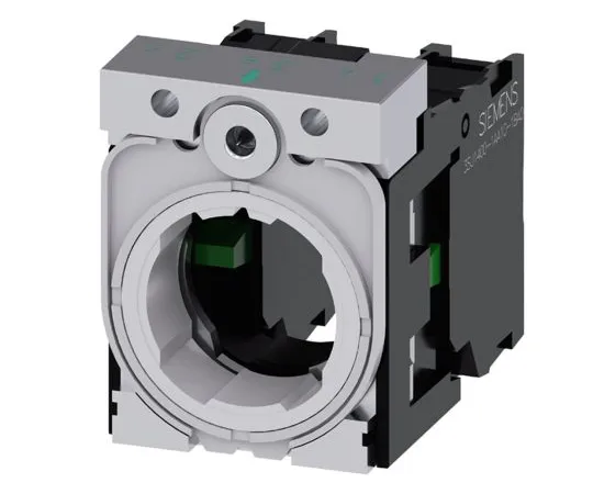 64-1703-98　Siemens SIRIUS ACT Contact Block & Holder 1NO 1NO 5 → 500 V ac/dc Screw terminal　3SU1550-1AA10-1NA0