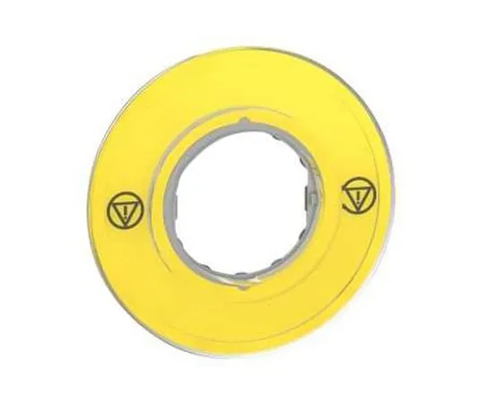 64-1750-16　Schneider Electric Harmony XB Leg*** Plate for *** with Emergency Switching Off Mushroom Head Push Button　ZBY9121