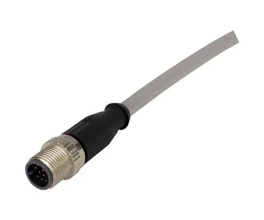 64-1724-60　Harting, 2134 Series, Straight M12 to Unterminated Cable assembly, 12 Core 10m Cable　21348400C79100