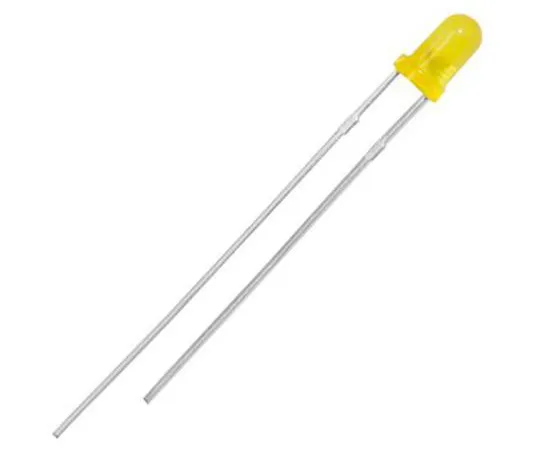 64-1640-85　2.5 V Yellow LED 3mm Through Hole, Kingbright L-132XYT　L-132XYT