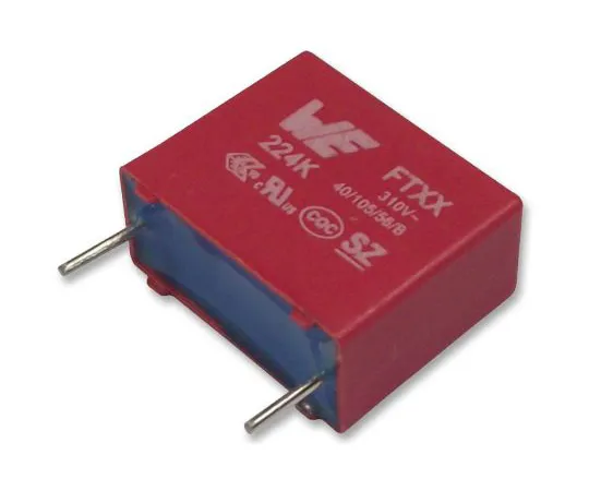 64-1685-74　Wurth Elektronik 1.5μF Polypropylene Capacitor PP 310V ac ±10% Tolerance Through Hole WCAP-FTXX Series　890334026030CS