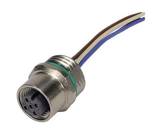 64-1723-64　Harting, 2103 Series, Straight M12 to Unterminated Cable assembly, 500mm Cable　21033176405