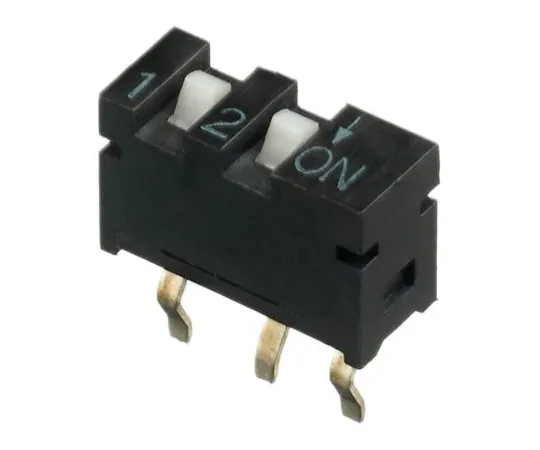 64-1718-96　2 Way PCB SIP Switch SPST　SIP-02TV