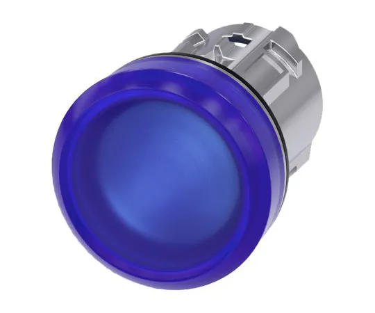 64-1703-21　Siemens SIRIUS ACT Series, Blue Pilot Light Head, 22mm Cutout　3SU1051-6AA50-0AA0