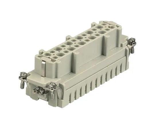 64-1705-17　Han E HMC Series size 24 E Connector Insert, Female, 24 Way, 16A, 500 V　09332242702