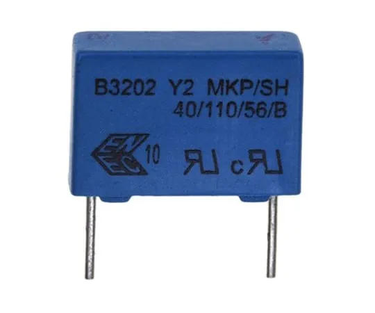 64-1750-22　EPCOS 10nF Polypropylene Capacitor PP 1.5 kV dc, 300 V ac ±20% Tolerance B32021 Series　B32021A3103M000