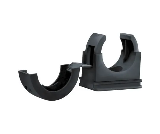 64-1691-36　Flexicon Conduit Clip Hose Clamp, Nylon Black 42mm nominal size　FCL42B