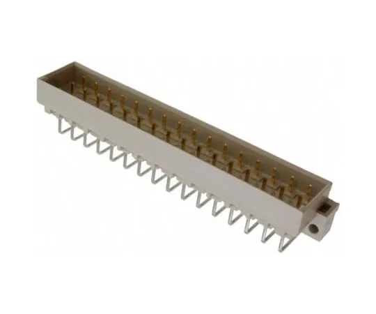 64-1661-83　Harting 09 05 Series 48 Way 2.54mm Pitch, Type E, 2 Row, Right Angle DIN 41612 Connector, Plug　09051486931