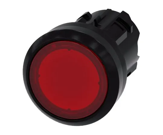 64-1702-53　Siemens SIRIUS ACT Series, Red Push Button Head, Momentary, 22mm Cutout　3SU1001-0AB20-0AA0