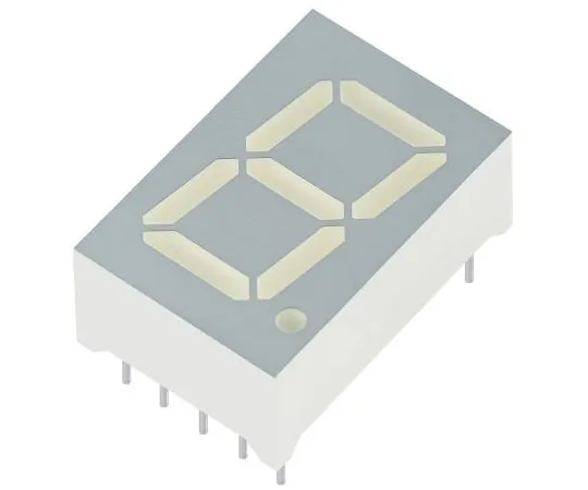 64-1717-98　SC56-21SURKWA Kingbright 7-Segment LED Display, CC Red 97 mcd RH DP 14.2mm　SC56-21SURKWA