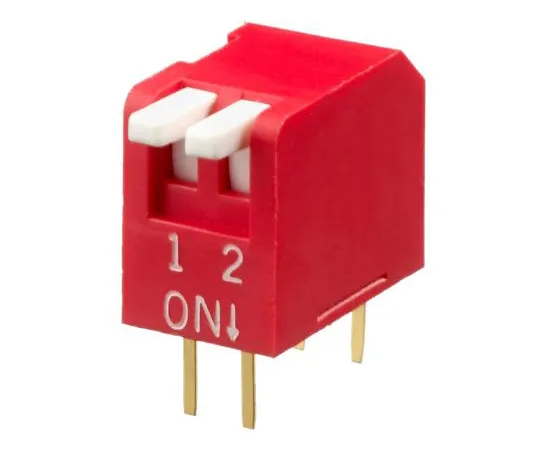 64-1718-86　2 Way Through Hole Piano Dip Switch SPST, Piano Actuator　DPL02V