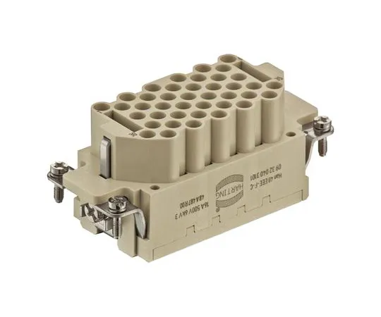 64-1704-73　Han EEE HMC Series size 16 B Connector Insert, Female, 40 Way, 16A, 500 V　09322403101