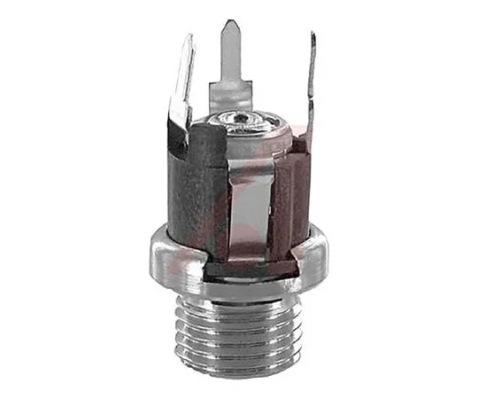 64-1731-11　Switchcraft PC7, DC Power Plug Rated At 5A, 12 V dc, Through Hole, length 20.8mm, Silver Plate　PC712A