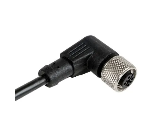 64-1717-55　RS PRO Right Angle M12 to Unterminated Cable assembly, 4 Core 5m Cable　877-1040
