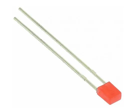 64-1641-43　2.5 V Red LED Rectangular Through Hole, Kingbright L-914IDT　L-914IDT