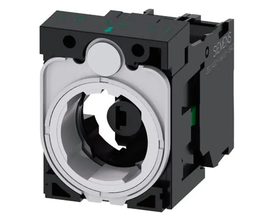 64-1703-62　Siemens SIRIUS ACT Light Block & Holder 1NO LED Green 6 → 24 V ac/dc Screw terminal　3SU1501-1AG40-1BA0